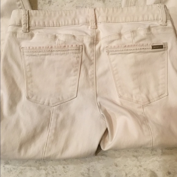 2 Pairs WHBM jeans “the Skinny“ size 6 Gray Cream - Picture 5 of 16